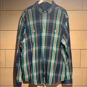 Heavy duty button down